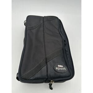 Totes Sport Estate Insulated Wine Tote With Service For 2 in Black